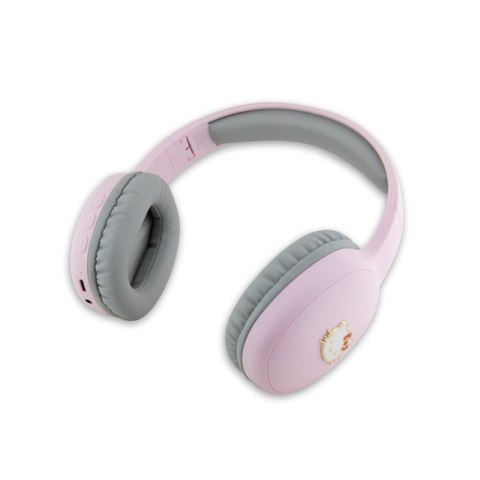 Hello Kitty Metal Logo Oval Shape - Bezprzewodowe słuchawki nauszne Bluetooth V5.3 (różowy) Hello Kitty Metal Logo Oval Shape - Bezprzewodowe słuchawki nauszne Bluetooth V5.3 (różowy)