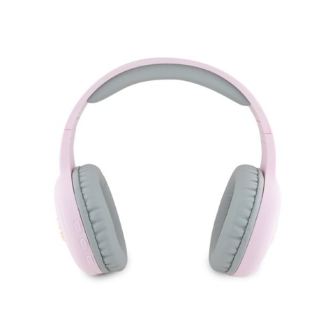 Hello Kitty Metal Logo Oval Shape - Bezprzewodowe słuchawki nauszne Bluetooth V5.3 (różowy) Hello Kitty Metal Logo Oval Shape - Bezprzewodowe słuchawki nauszne Bluetooth V5.3 (różowy)