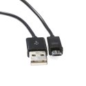 Kabel USB-A -> microUSB 1m 2A czarny OMEGA BAJA (44344)