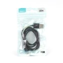 Kabel USB-A -> microUSB 1m 2A czarny OMEGA BAJA (44344)