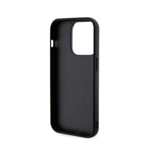 Karl Lagerfeld 3D Rubber Glitter Logo - Etui iPhone 15 Pro (czarny) Karl Lagerfeld 3D Rubber Glitter Logo - Etui iPhone 15 Pro (czarny)