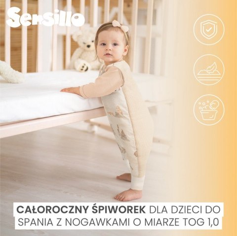 ŚPIWOREK DO SPANIA XL KRÓLICZKI BEŻOWY TOG 1.0 ŚPIWOREK DO SPANIA XL KRÓLICZKI BEŻOWY TOG 1.0
