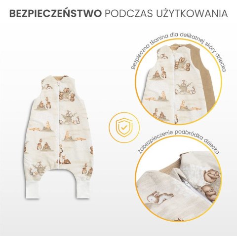 ŚPIWOREK DO SPANIA XL KRÓLICZKI BEŻOWY TOG 1.0 ŚPIWOREK DO SPANIA XL KRÓLICZKI BEŻOWY TOG 1.0