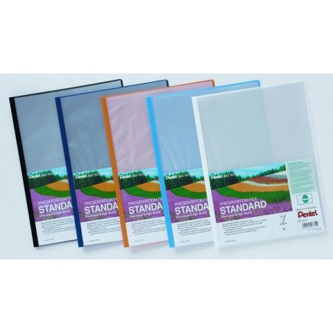 Skoroszyt prezentacyjny STANDARD 7 kieszeni żółty DCP1407G PENTEL Skoroszyt prezentacyjny STANDARD 7 kieszeni żółty DCP1407G PENTEL