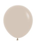 Balony lateksowe Sempertex White Sand 45cm, 25szt.