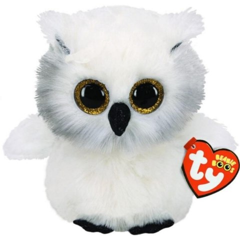 Beanie Boss Austin - biała Sowa 24cm Beanie Boss Austin - biała Sowa 24cm