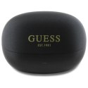 Guess Capsule Printed Logo - Słuchawki Bluetooth TWS ANC & ENC + etui ładujące (czarny)