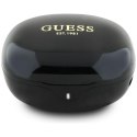 Guess Flat Classic Logo Electroplated - Słuchawki TWS + etui ładujące (czarny)