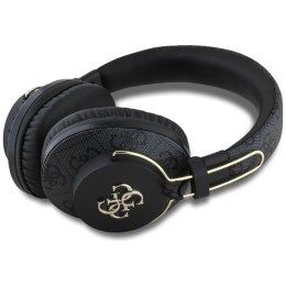 Guess Metal 4G Logo - Bezprzewodowe słuchawki nauszne Bluetooth ENC (czarny)