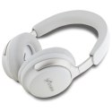 Guess Metal Script Logo - Bezprzewodowe słuchawki nauszne Bluetooth ANC + ENC (beżowy)