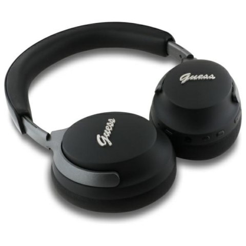 Guess Metal Script Logo - Bezprzewodowe słuchawki nauszne Bluetooth ANC + ENC (czarny) Guess Metal Script Logo - Bezprzewodowe słuchawki nauszne Bluetooth ANC + ENC (czarny)