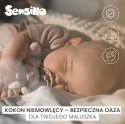 KOKON MUŚLIN DMUCHAWCE BEŻOWE 80x45