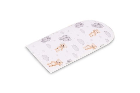 KOKON MUŚLIN TEDDY SZARY 80x45 KOKON MUŚLIN TEDDY SZARY 80x45