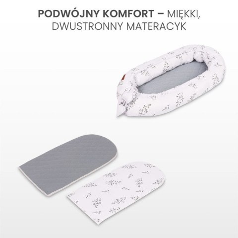 KOKON MUŚLIN TEDDY SZARY 80x45 KOKON MUŚLIN TEDDY SZARY 80x45
