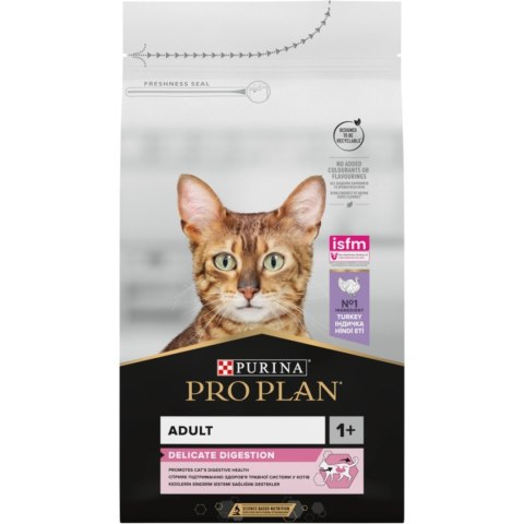 PRO PLAN Delicate Digestion Sucha karma dla kotów bogata w indyka 1,5 kg