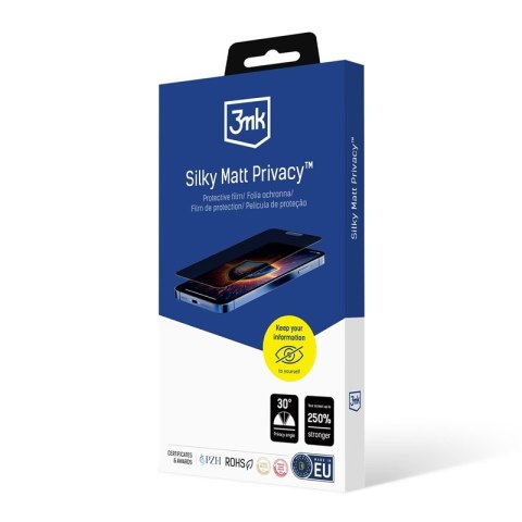 3mk Silky Matt Privacy - Matowa folia prywatyzująca do Samsung Galaxy S25 Edge 3mk Silky Matt Privacy - Matowa folia prywatyzująca do Samsung Galaxy S25 Edge