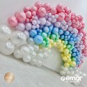 Balony Lateksowe Gemar Metaliczne Perłowe 30cm, 100 szt.