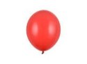 Balony lateksowe Strong, Czerwone, Pastel Poppy Red, 23cm, 100 szt.