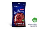 Balony lateksowe Strong, Czerwone, Pastel Poppy Red, 23cm, 100 szt.