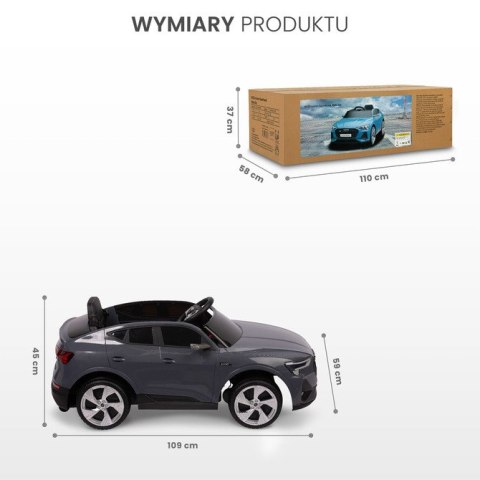 POJAZD NA AKUMULATOR AUDI ETRON SPORTBACK GREY POJAZD NA AKUMULATOR AUDI ETRON SPORTBACK GREY