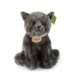 Rappa - Pluszowa maskotka siedzący szary Kot 25 cm Eco-Friendly