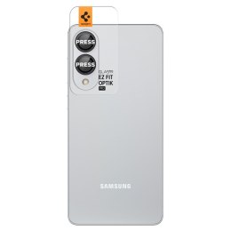 Spigen Optik Pro GLAS.TR EZ Fit Camera Protector 2-Pack - Szkło ochronne na obiektyw do Samsung Galaxy S25 Edge (2 szt)(Czarny)