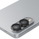 Spigen Optik Pro GLAS.TR EZ Fit Camera Protector 2-Pack - Szkło ochronne na obiektyw do Samsung Galaxy S25 Edge (2 szt)(Czarny)