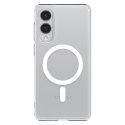 Spigen Ultra Hybrid Mag MagSafe - Etui do Samsung Galaxy S25 Edge (Clear / White)