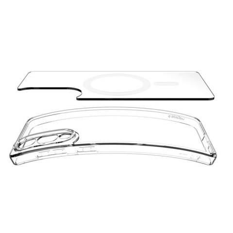 Spigen Ultra Hybrid Mag MagSafe - Etui do Samsung Galaxy S25 Edge (Clear / White) Spigen Ultra Hybrid Mag MagSafe - Etui do Samsung Galaxy S25 Edge (Clear / White)