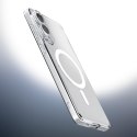 Spigen Ultra Hybrid Mag MagSafe - Etui do Samsung Galaxy S25 Edge (Clear / White)