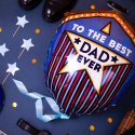 Balon foliowy To the best Dad ever 45x59cm