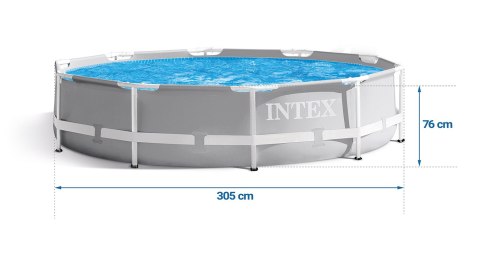 Basen ogrodowy stelażowy 305 x 76 cm 15w1 INTEX 26702 + maszynka do baniek GRATIS Basen ogrodowy stelażowy 305 x 76 cm 15w1 INTEX 26702 + maszynka do baniek GRATIS