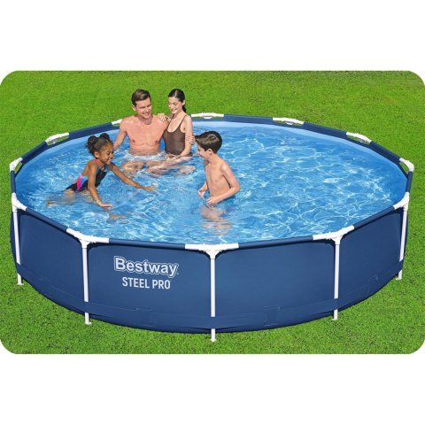 Basen ogrodowy stelażowy 366 x 76 cm 7w1 Bestway 56681 Basen ogrodowy stelażowy 366 x 76 cm 7w1 Bestway 56681