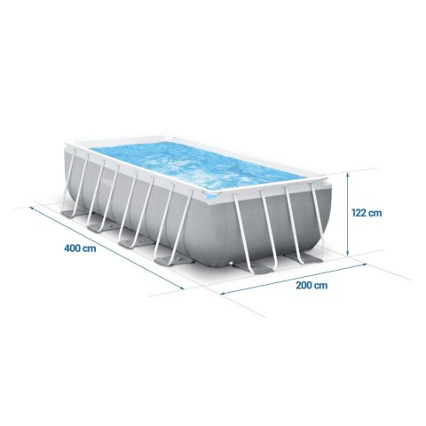 Basen ogrodowy stelażowy 400 x 200 x 122 cm 10w1 INTEX 26790 Basen ogrodowy stelażowy 400 x 200 x 122 cm 10w1 INTEX 26790