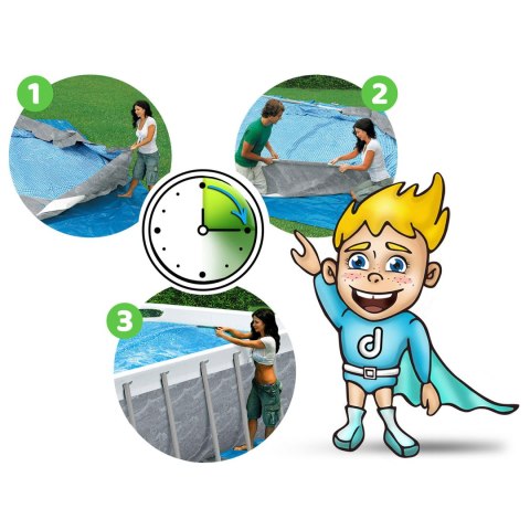 Basen ogrodowy stelażowy 404 x 201 x 100 cm 18w1 Bestway 56721 Basen ogrodowy stelażowy 404 x 201 x 100 cm 18w1 Bestway 56721