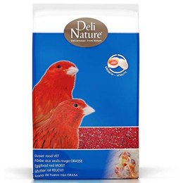 Deli Nature Eggfood Red Moist - wilgotna jajeczna karma dla kanarków czerwonych i łuszczaków 1 kg