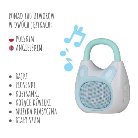 Głośnik Bluetooth Alilo Pocket Bunny K1 BLUE - niebieski Głośnik Bluetooth Alilo Pocket Bunny K1 BLUE - niebieski