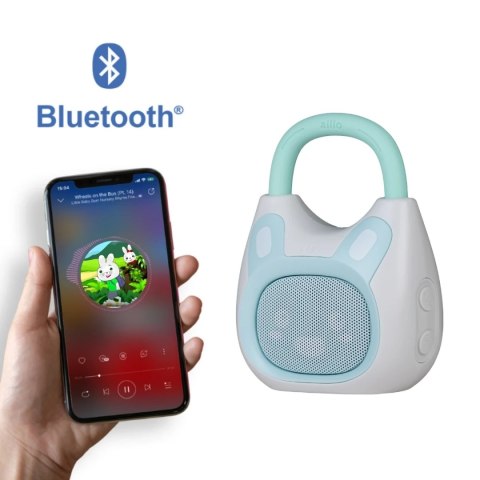 Głośnik Bluetooth Alilo Pocket Bunny K1 BLUE - niebieski Głośnik Bluetooth Alilo Pocket Bunny K1 BLUE - niebieski