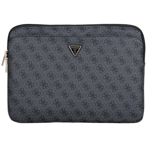 Guess 4G Zipper Pocket Triangle Logo Sleeve - Etui na notebooka 14" (czarny) Guess 4G Zipper Pocket Triangle Logo Sleeve - Etui na notebooka 14" (czarny)