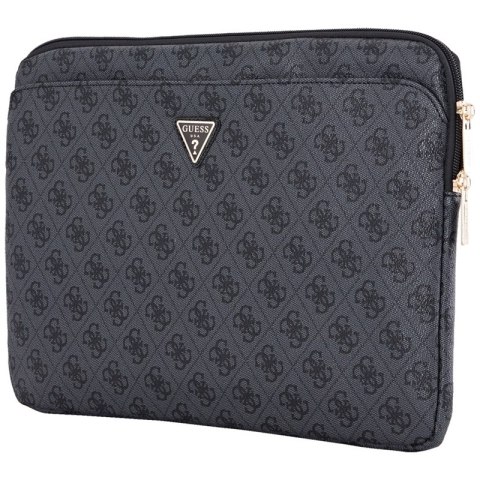Guess 4G Zipper Pocket Triangle Logo Sleeve - Etui na notebooka 14" (czarny) Guess 4G Zipper Pocket Triangle Logo Sleeve - Etui na notebooka 14" (czarny)