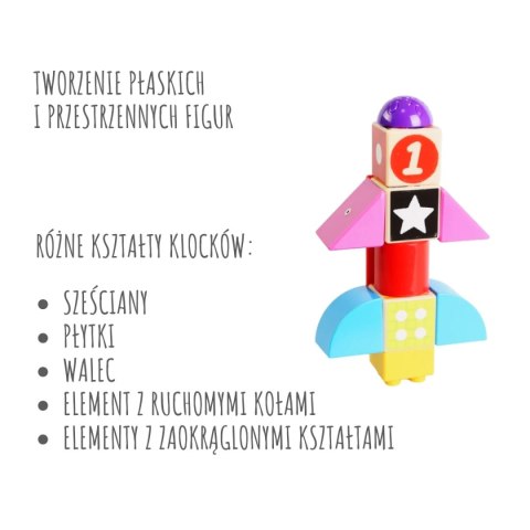 Klocki Magnetyczne Alilo - matematyka - 30 el. Klocki Magnetyczne Alilo - matematyka - 30 el.
