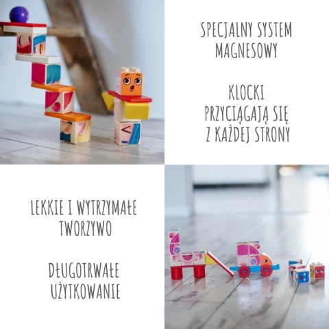Klocki magnetyczne Alilo - emocje - 40 el. Klocki magnetyczne Alilo - emocje - 40 el.