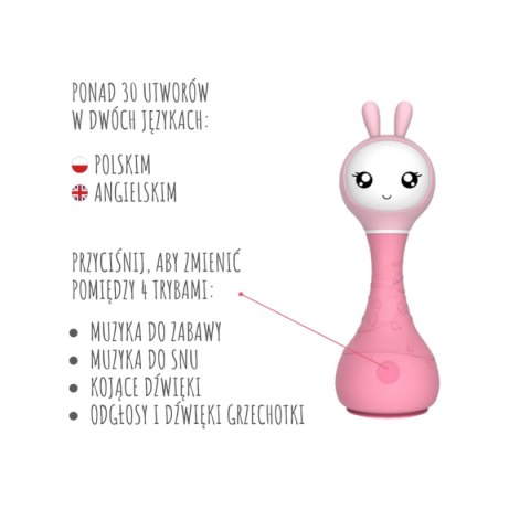 Króliczek Alilo Smarty Bunny R1 PINK - różowy Króliczek Alilo Smarty Bunny R1 PINK - różowy