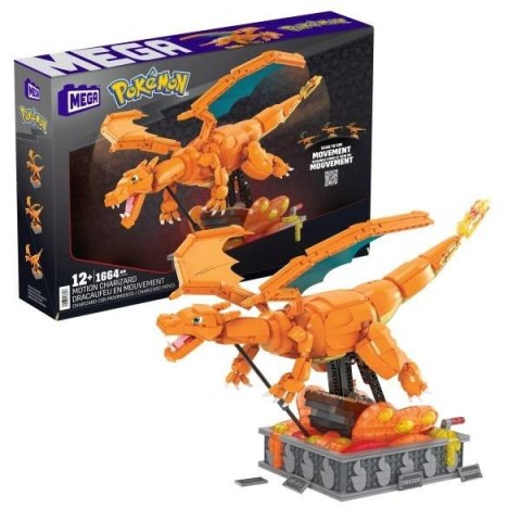 Mega Pokemon Mechaniczny Charizard z ruchem Mega Pokemon Mechaniczny Charizard z ruchem
