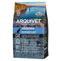 Arquivet Sucha karma dla kotów sterylizowanych z białą rybą i tuńczykiem 1,5 kg Arquivet