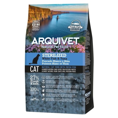 Arquivet Sucha karma dla kotów sterylizowanych z białą rybą i tuńczykiem 1,5 kg Arquivet Arquivet Sucha karma dla kotów sterylizowanych z białą rybą i tuńczykiem 1,5 kg Arquivet