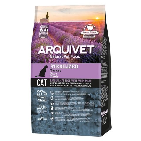Arquivet Sucha karma dla kotów sterylizowanych z indykiem 1,5 kg Arquivet Arquivet Sucha karma dla kotów sterylizowanych z indykiem 1,5 kg Arquivet