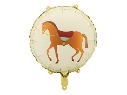 Balon foliowy okrągły Koń, Konik - 45 cm