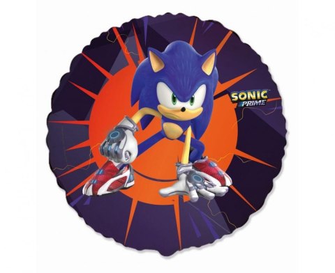 Balon foliowy okrągły - Sonic, 18" / 46 cm - Flexmetal Balon foliowy okrągły - Sonic, 18" / 46 cm - Flexmetal