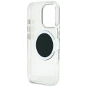 Guess IML Metal Colored Circle Classic Logo MagSafe - Etui do iPhone 16 Pro Max (czarny)